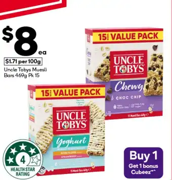 Woolworths muesli bars offer