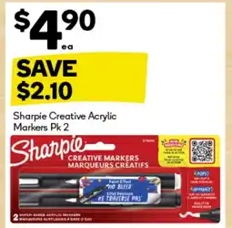 Woolworths Sharpie Creative Acrylic Markers offer