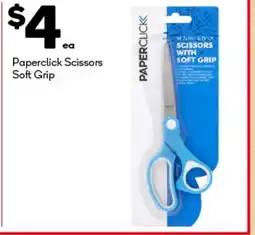 Woolworths Paperclick scissors soft grip offer