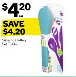 Woolworths Sistema Cutlery Set To Go offer