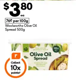 Woolworths Woolworths Olive Oil Spread offer