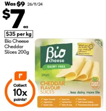 Woolworths Bio Cheese Cheddar Slices offer