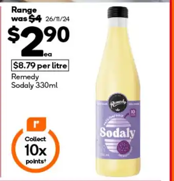 Woolworths Remedy Sodaly offer