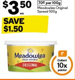 Woolworths Meadowlea original spread offer