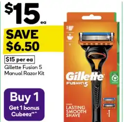 Woolworths Gillette Fusion 5 Manual Razor Kit offer