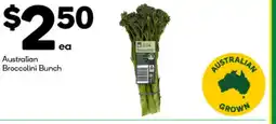 Woolworths Broccolini Bunch offer