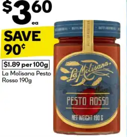 Woolworths La Molisana Pesto Rosso offer