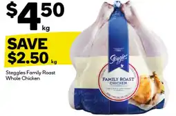 Woolworths Steggles Family Roast Whole Chicken offer