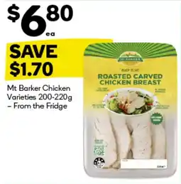 Woolworths Mt Barker Chicken Varieties offer