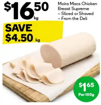 Woolworths Moira Macs Chicken Breast Supreme offer