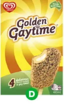 Woolworths Streets Golden Gaytime offer