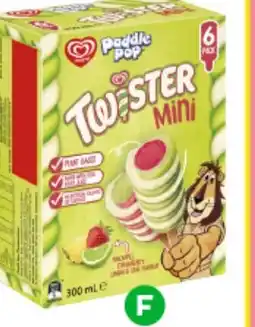 Woolworths Streets Paddle Pop Twister Mini Pine offer