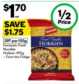 Woolworths Fantastic Fresh Noodles Hokkien offer