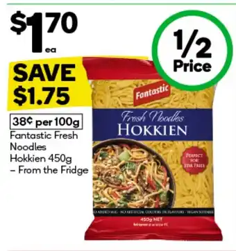 Woolworths Fantastic Fresh Noodles Hokkien offer