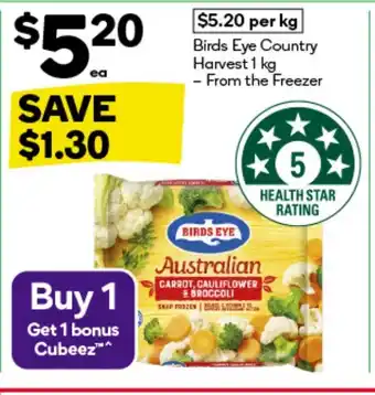 Woolworths Birds Eye Country Harvest offer