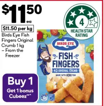 Woolworths Birds Eye Fish Fingers Original Crumb offer