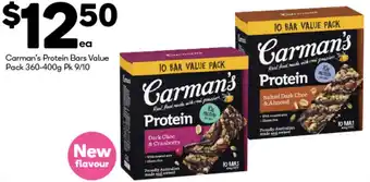 Woolworths Carman's Protein Bars Value Pack offer