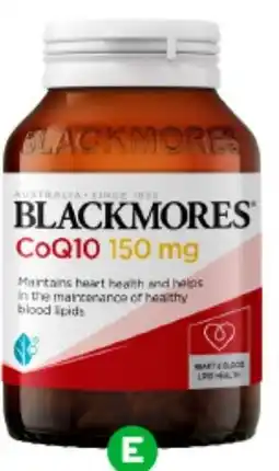 Woolworths Blackmores CoQ10 150mg Capsules offer