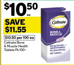 Woolworths Caltrate Bone & Muscle Health Tablets offer