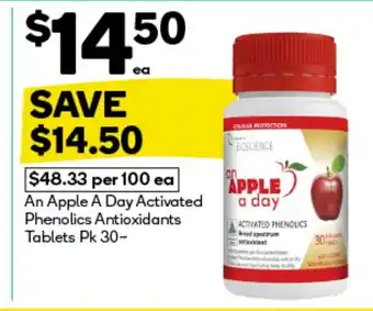 Woolworths An Apple A Day Activated Phenolics Antioxidants Tablets offer