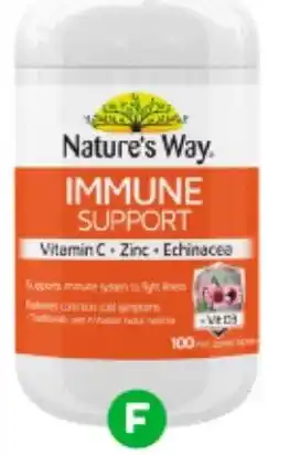 Woolworths Nature's Way Immune Support Tablets offer