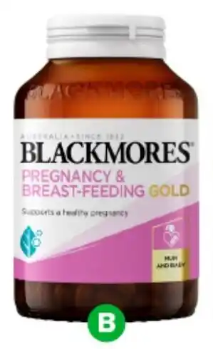 Woolworths Blackmores Pregnancy & Breastfeeding Gold Capsules offer