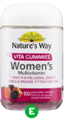 Woolworths Nature's Way Vita Gummies Women's Multivitamin offer