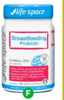 Woolworths Life-Space Breastfeeding Probiotic Hard Capsules offer