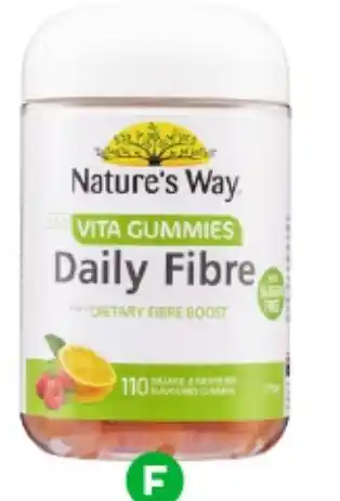 Woolworths Nature's Way Vita Gummies Adults Daily Fibre offer