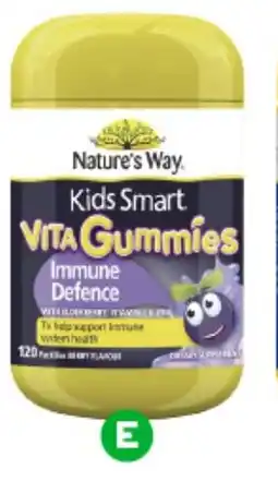 Woolworths Nature's Way Kids Smart Vita Gummies Immune Defence offer