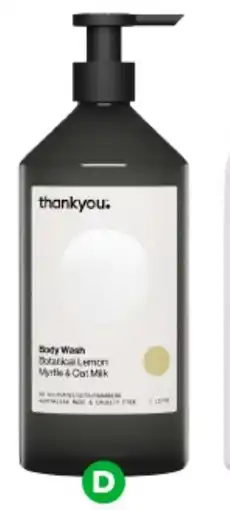 Woolworths Thankyou Body Wash offer