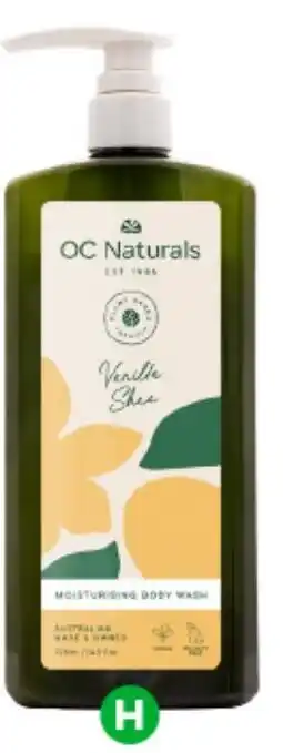 Woolworths OC Naturals Body Wash offer