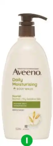 Woolworths Aveeno Daily Moisturising Body Wash offer