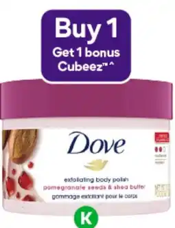 Woolworths Dove Exfoliating Body Polish Pomegranate & Shea Butter offer