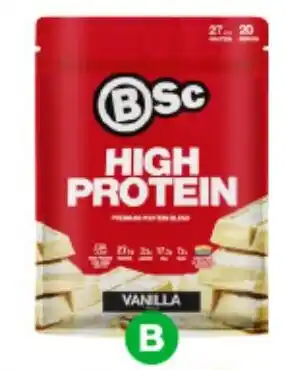 Woolworths BSc High Protein Powder offer