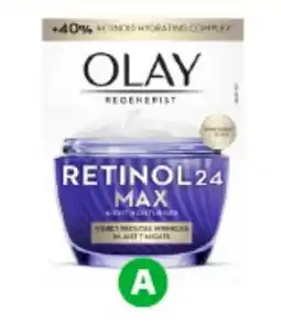 Woolworths Olay Regenerist Retinol24 Max Cream offer