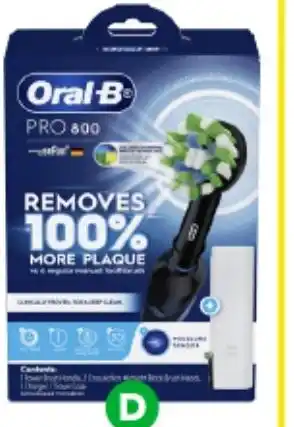 Woolworths Oral-B Pro 800 Electric Toothbrush offer