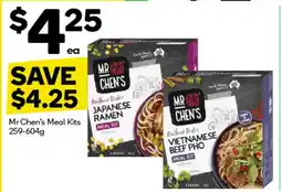 Woolworths Mr Chen's Meal Kits offer