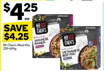 Woolworths Mr Chen's Meal Kits offer