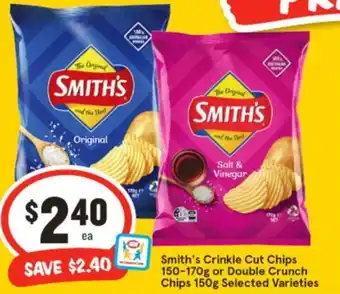 IGA Smith's Crinkle Cut Chips offer