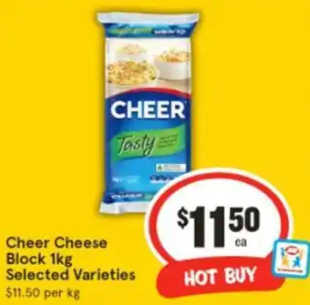 IGA Cheer Cheese offer