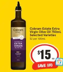 IGA Cobram Estate Extra Virgin Olive Oil offer