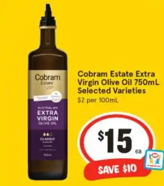 IGA Cobram Estate Extra Virgin Olive Oil offer