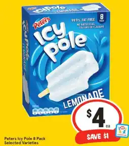 IGA Peters Icy Pole offer