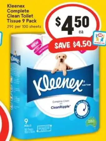 IGA Kleenex Complete Clean Toilet offer