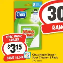 IGA Chux Magic Eraser Spot Cleaner offer