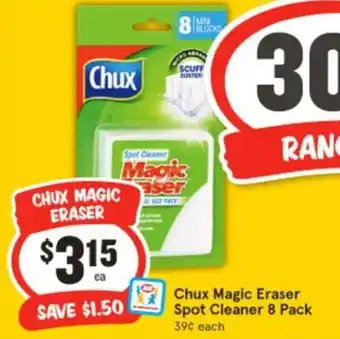 IGA Chux Magic Eraser Spot Cleaner offer