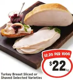 IGA Turkey Breast Sliced or Shaved offer