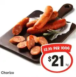 IGA Chorizo offer