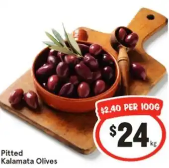 IGA Pitted Kalamata Olives offer